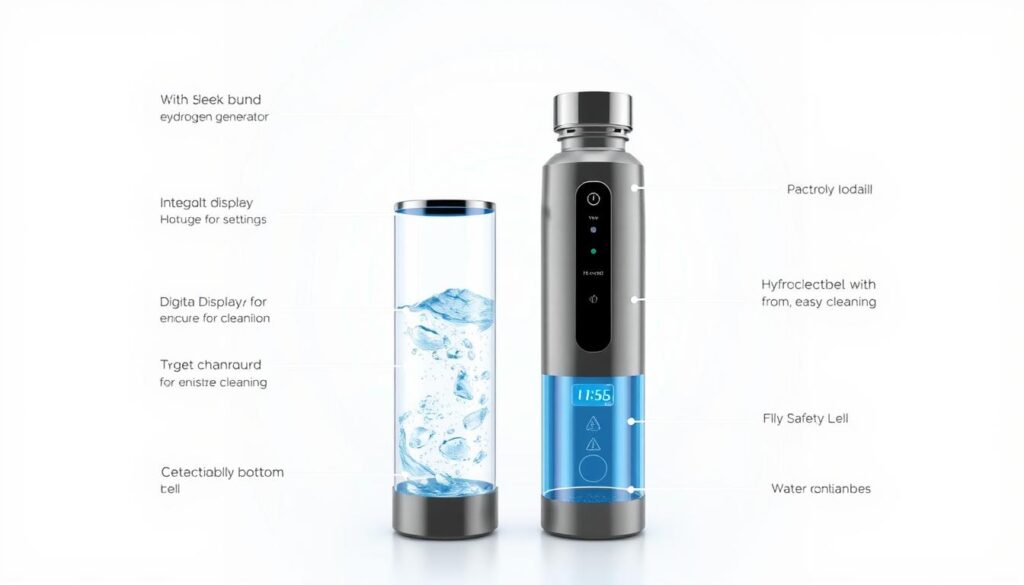 hydrogen water bottle components